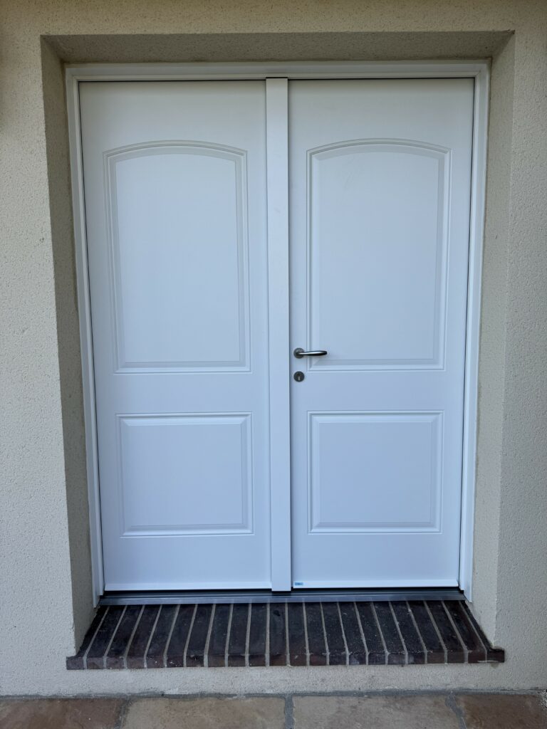 porte d’entrée double aluminium