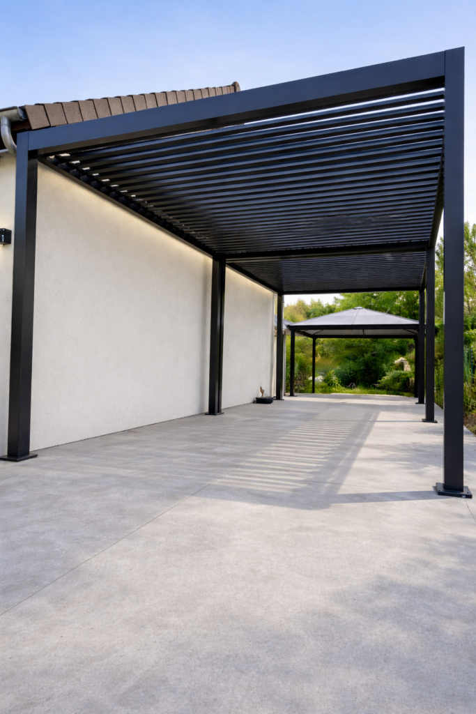 2 Pergolas bioclimatiques + tonnelle